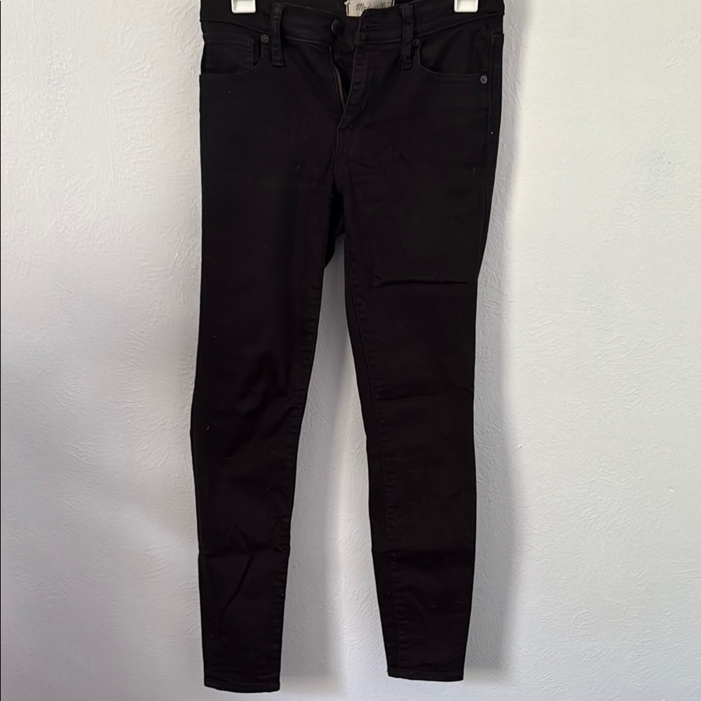 Madewell Charcoal skinny jeans